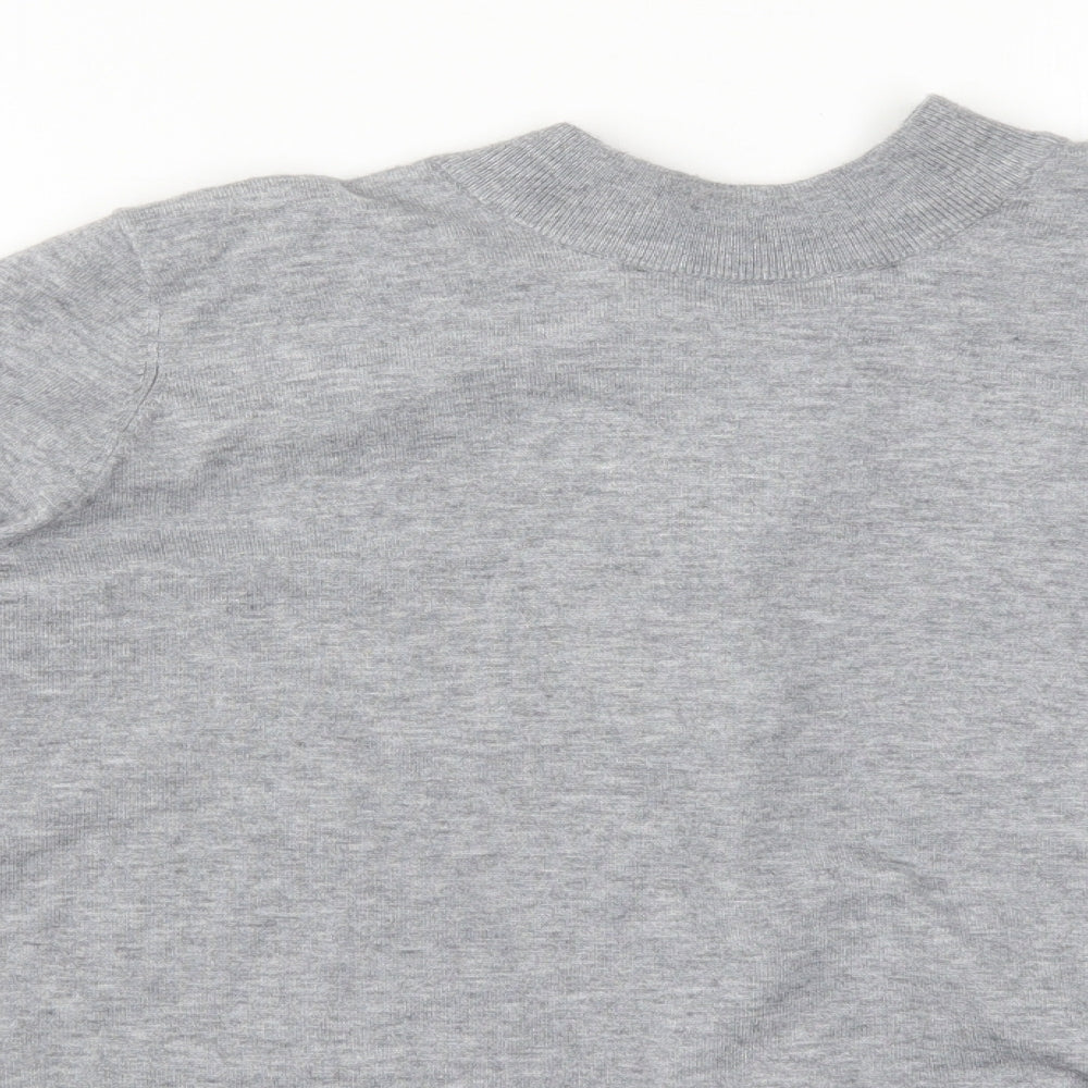 TU Womens Grey  Knit Pullover Jumper Size 14