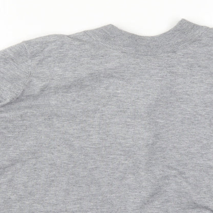 TU Womens Grey  Knit Pullover Jumper Size 14