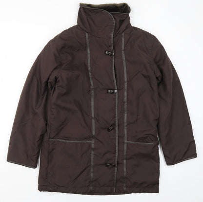 Prewor Womens Brown   Jacket Coat Size S