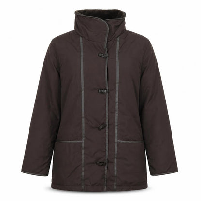 Prewor Womens Brown   Jacket Coat Size S