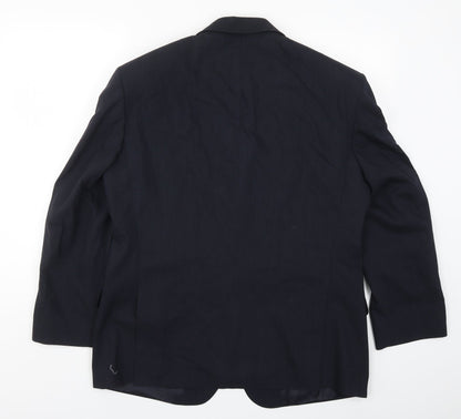 Mens UK Size 42 Marks and Spencer Regular Blue Suit Jacket