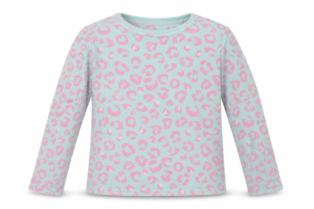 Primark Girls Blue Animal Print  Top Pyjama Top Size 8-9 Years