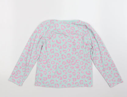 Primark Girls Blue Animal Print  Top Pyjama Top Size 8-9 Years