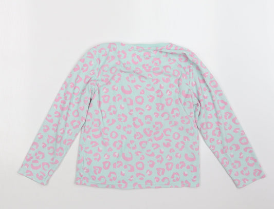 Primark Girls Blue Animal Print  Top Pyjama Top Size 8-9 Years