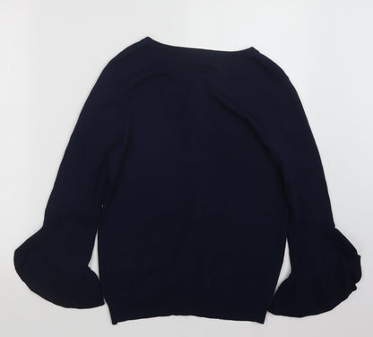NEXT Womens Blue  Knit Cardigan Jumper Size 8