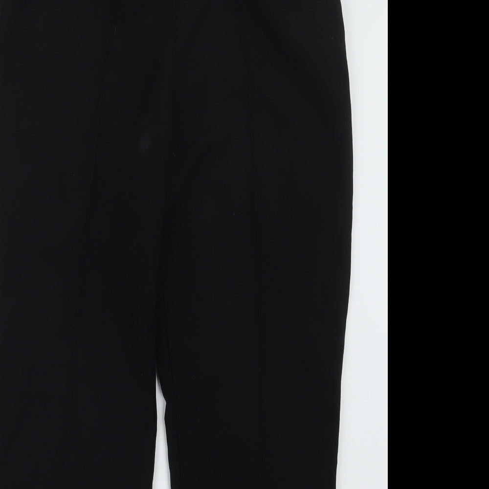 Womens UK Size 12 Mia Moda Regular Fit  Black Trousers