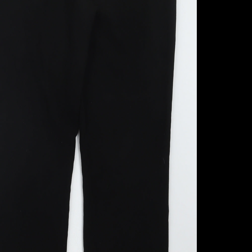 Womens UK Size 12 Mia Moda Regular Fit  Black Trousers