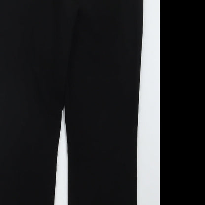 Womens UK Size 12 Mia Moda Regular Fit  Black Trousers
