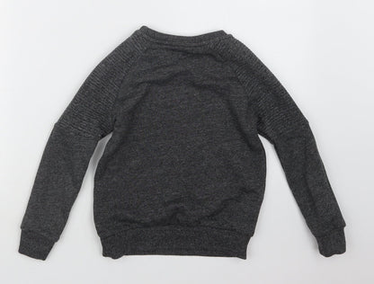 George Boys Grey   Pullover Jumper Size 5-6 Years