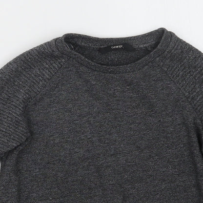 George Boys Grey   Pullover Jumper Size 5-6 Years
