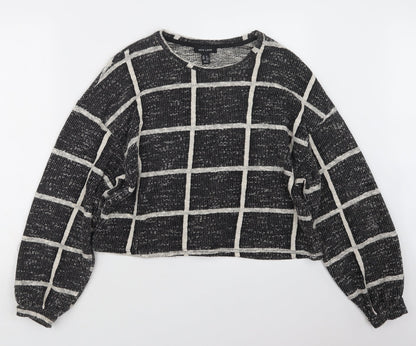 Womens UK Size M New Look Black Pullover Jumper