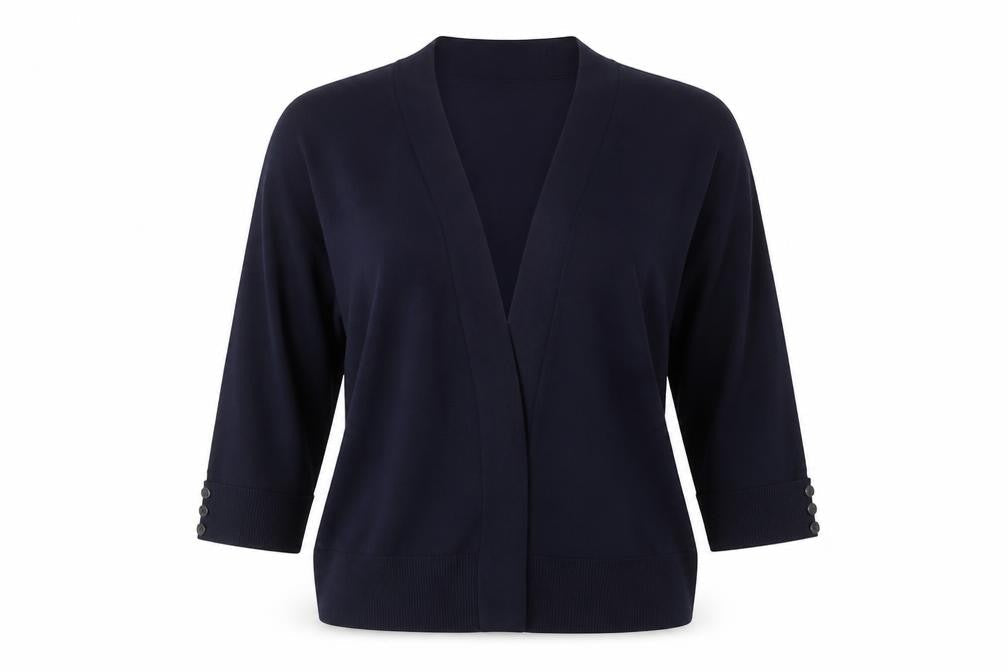 Womens UK Size M Dixie Blue Cardigan Jumper