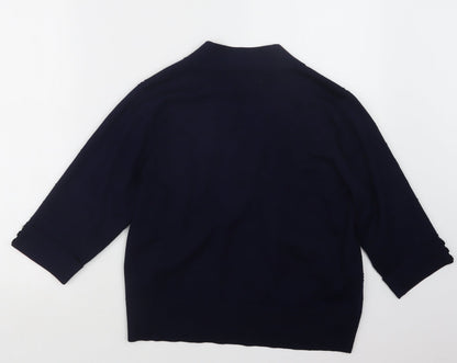 Womens UK Size M Dixie Blue Cardigan Jumper