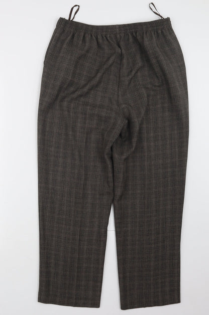 Womens UK Size 12 BM Regular Fit  Brown Trousers