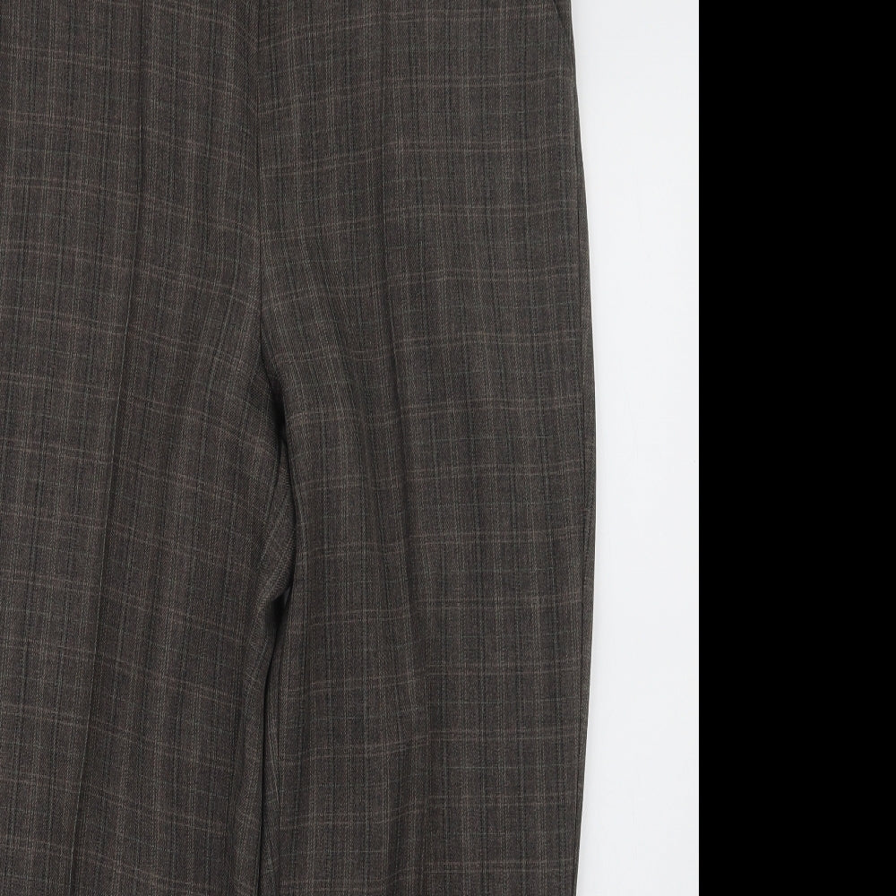 Womens UK Size 12 BM Regular Fit  Brown Trousers