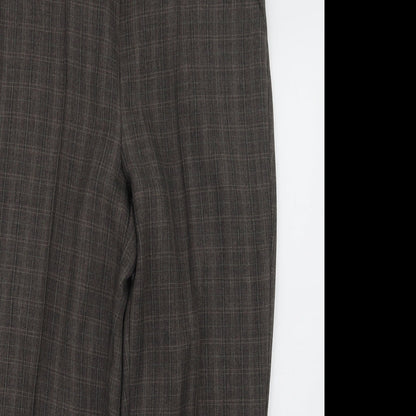 Womens UK Size 12 BM Regular Fit  Brown Trousers