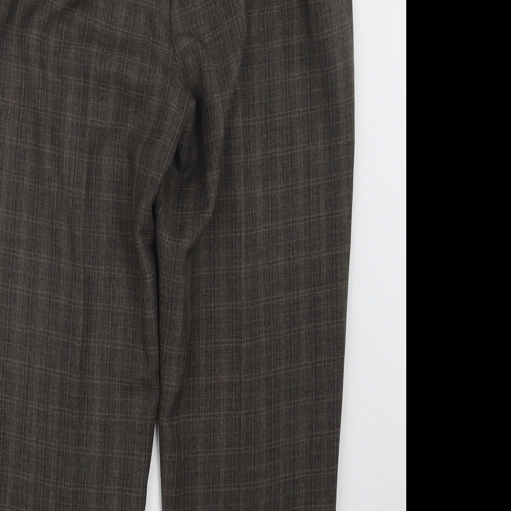 Womens UK Size 12 BM Regular Fit  Brown Trousers