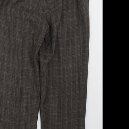 Womens UK Size 12 BM Regular Fit  Brown Trousers