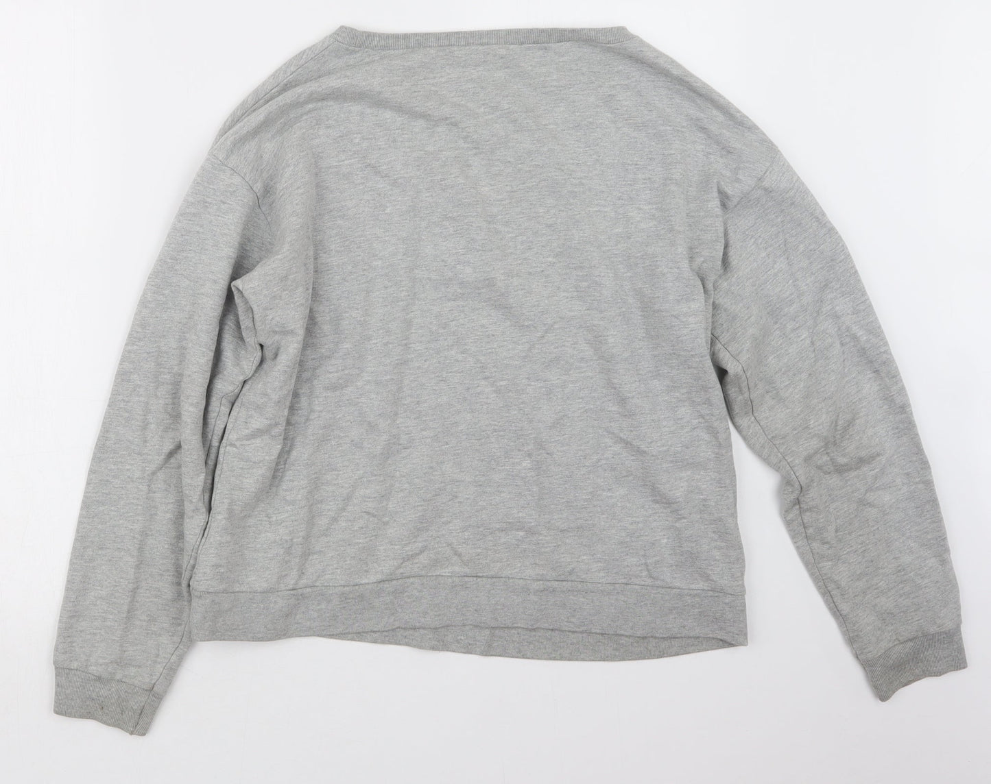 Womens UK Size 10 Topshop Grey Pullover Jumper