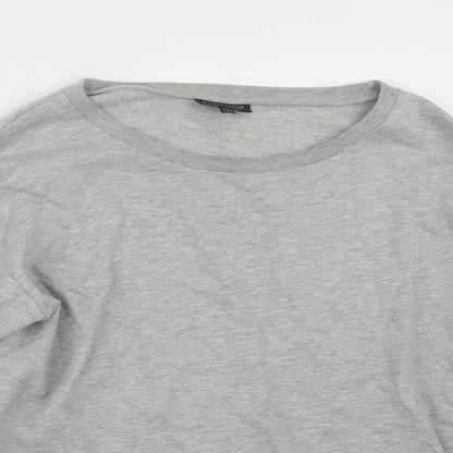 Womens UK Size 10 Topshop Grey Pullover Jumper