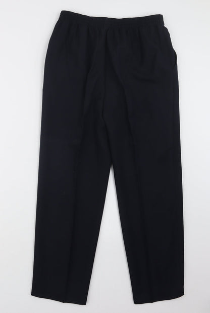 Womens UK Size 10 Marks and Spencer Regular Fit  Blue Trousers
