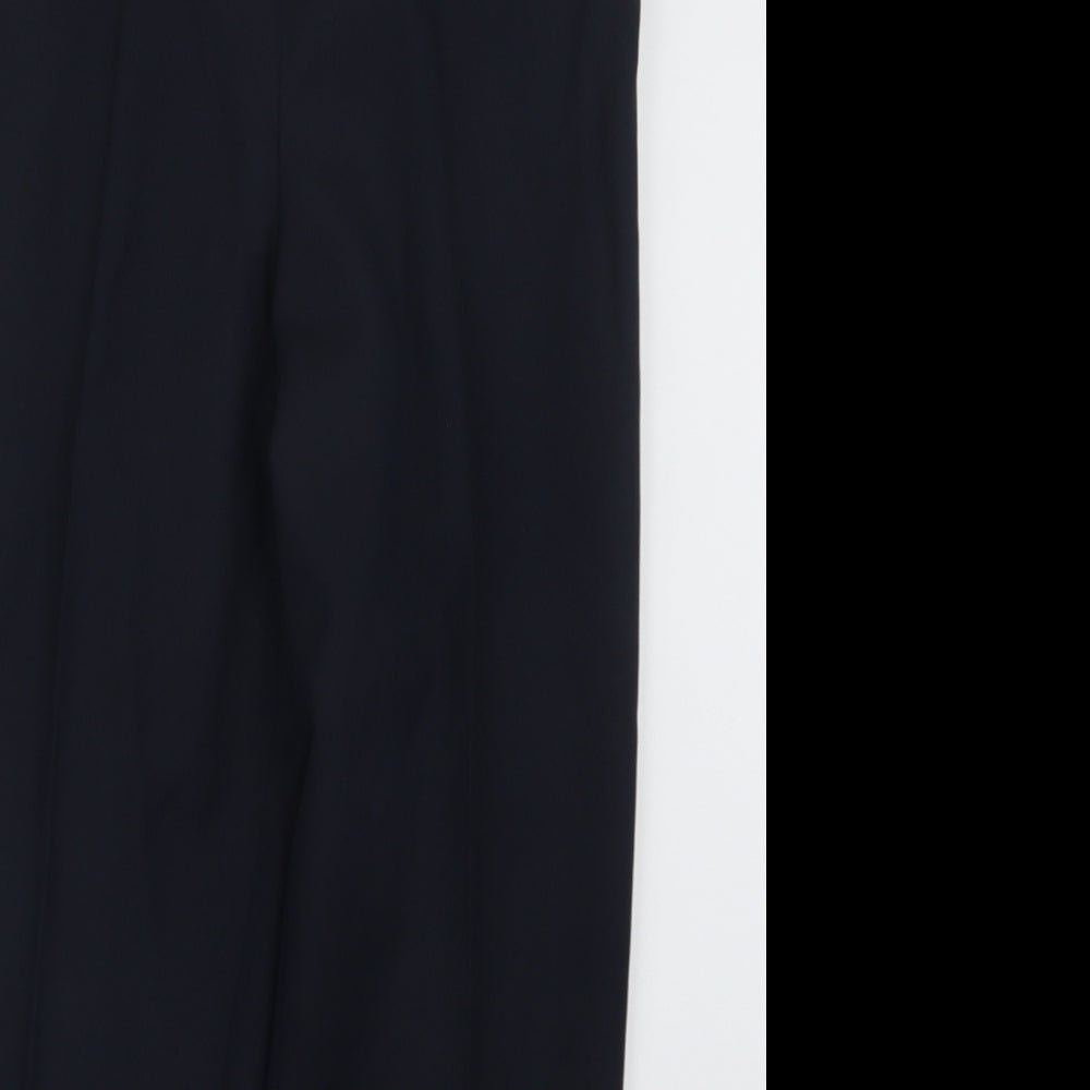 Womens UK Size 10 Marks and Spencer Regular Fit  Blue Trousers