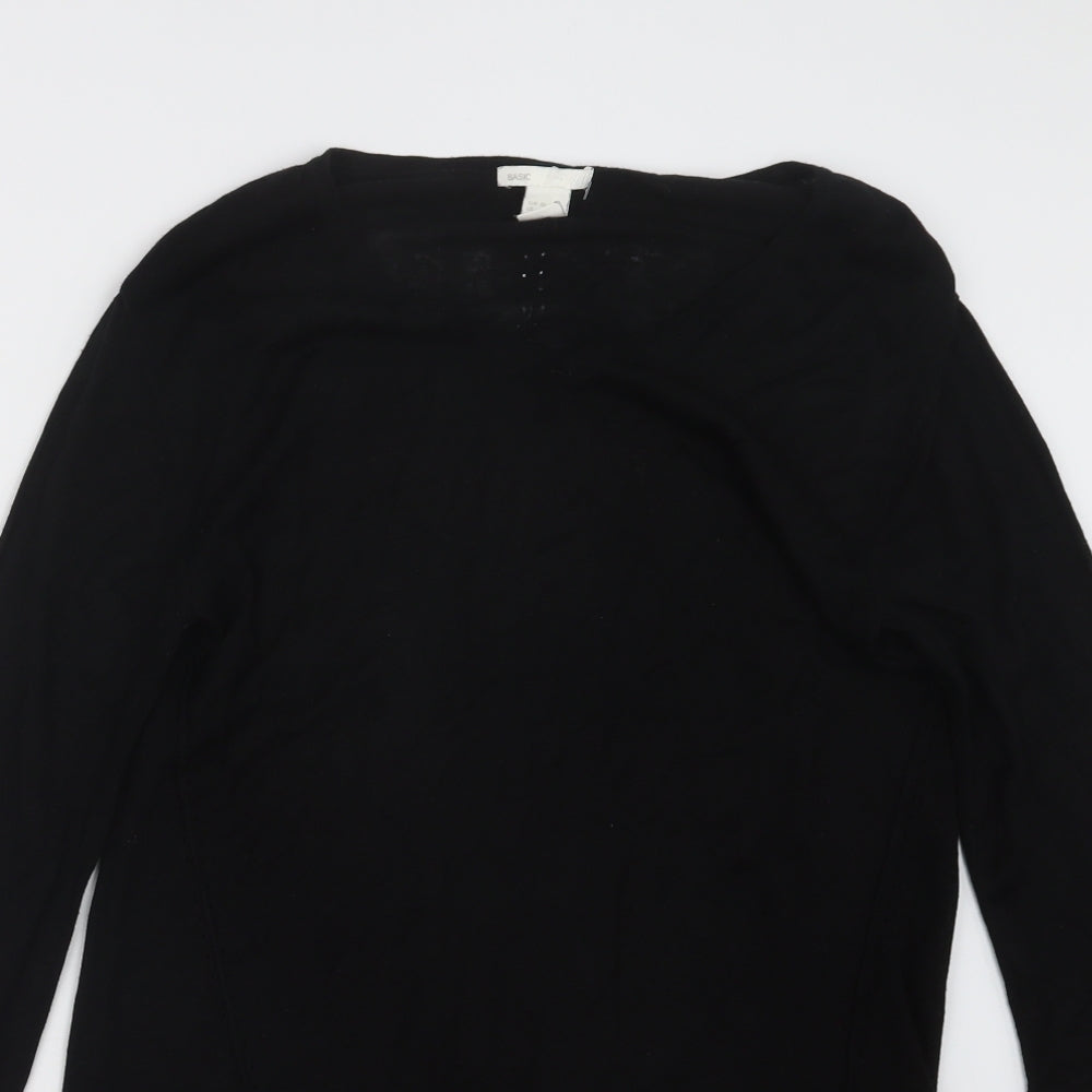 Womens UK Size XS H&M Black Pullover Jumper