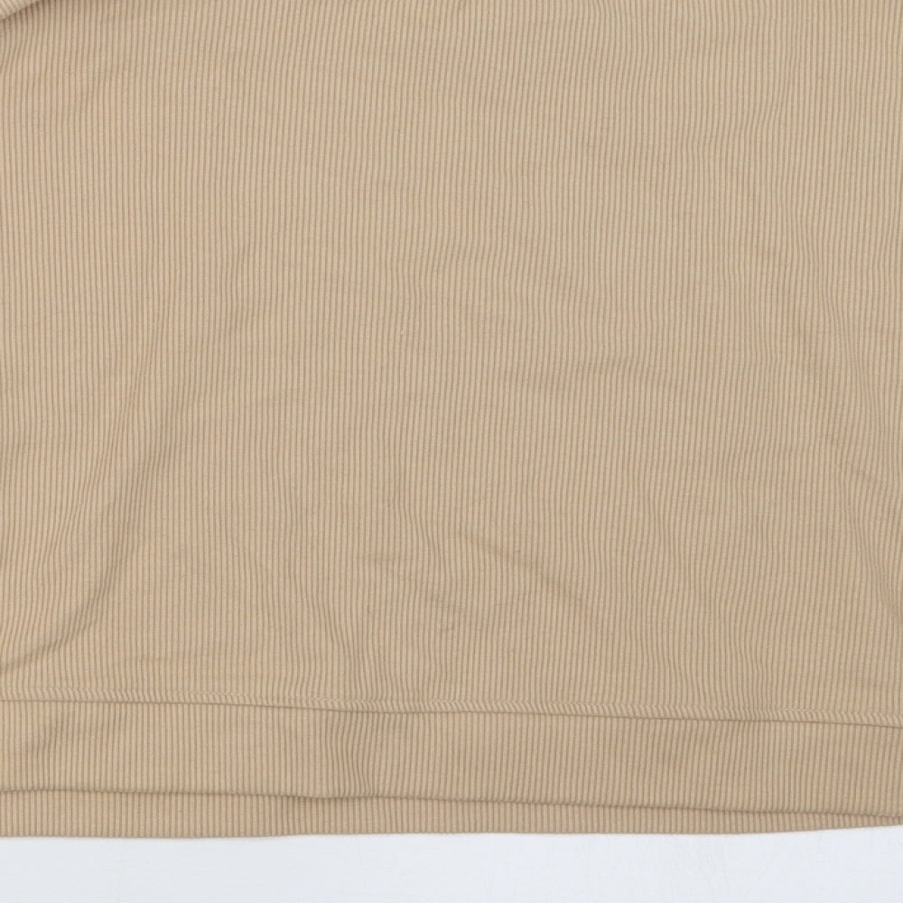 Womens UK Size L Topshop Beige Pullover Jumper