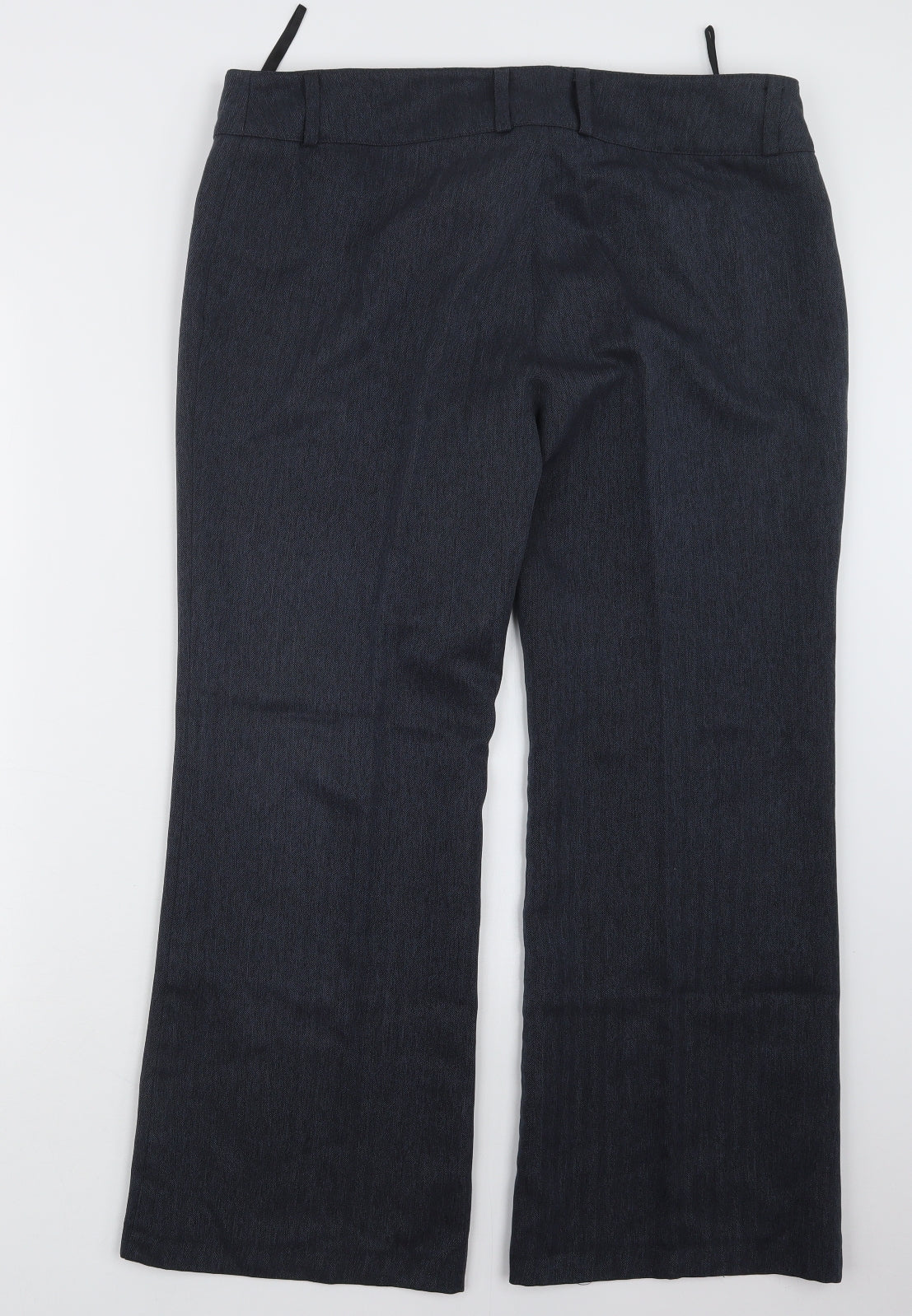 Womens UK Size 16 F&F Regular Fit  Blue Trousers