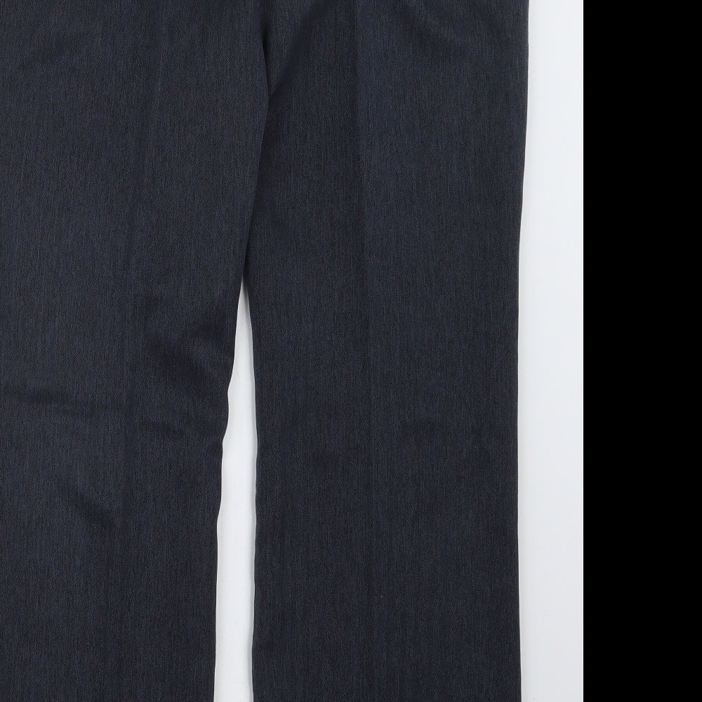 Womens UK Size 16 F&F Regular Fit  Blue Trousers