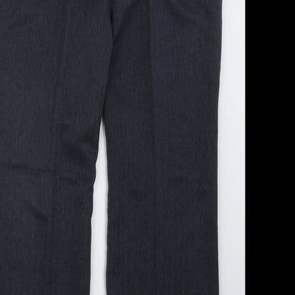 Womens UK Size 16 F&F Regular Fit  Blue Trousers