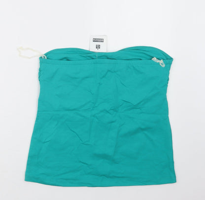 Editions Womens Green   Basic T-Shirt Size 16