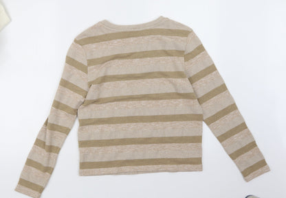 Womens UK Size 14 Marks and Spencer Beige Pullover Jumper
