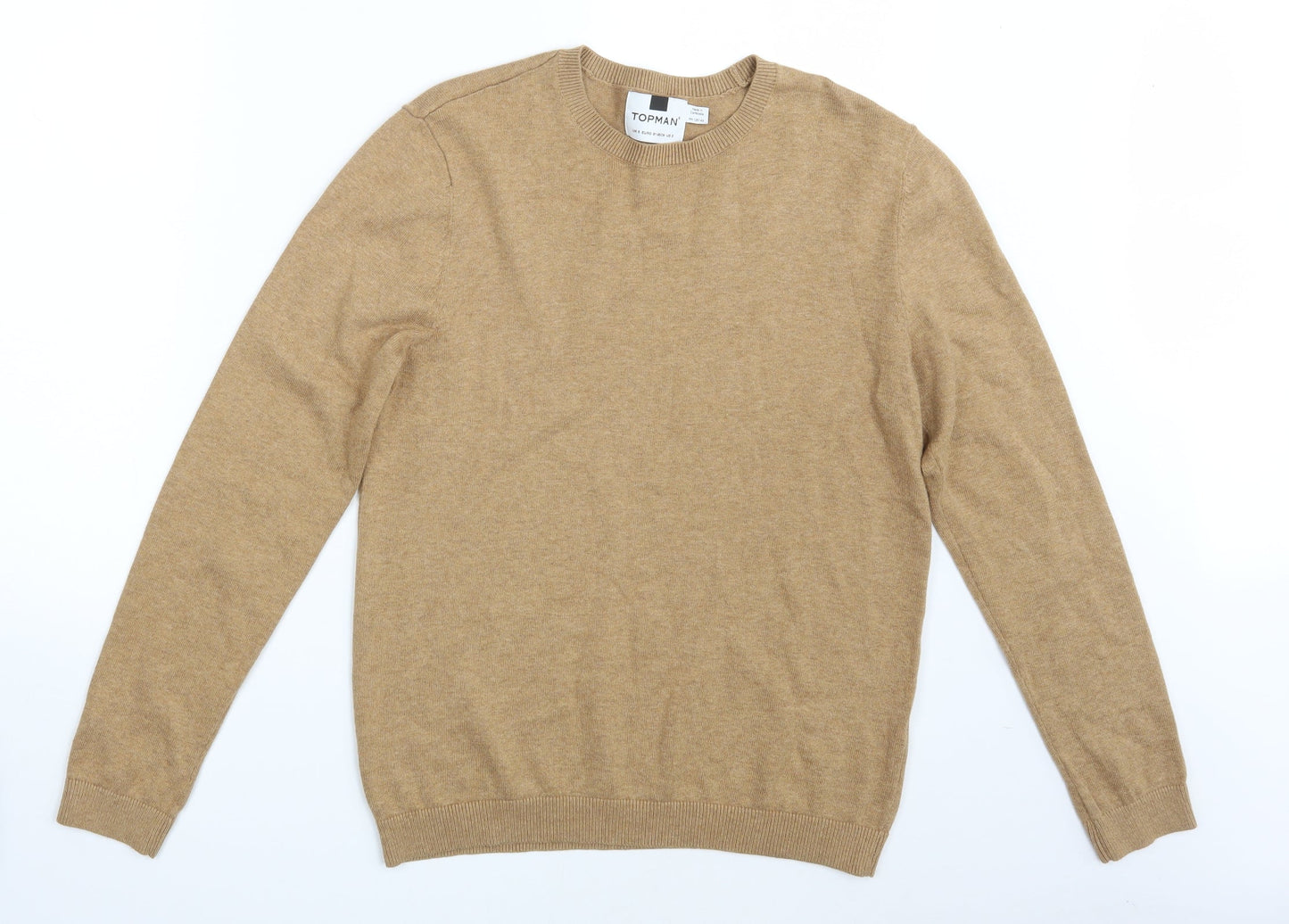 Womens UK Size S Topman Brown Pullover Jumper