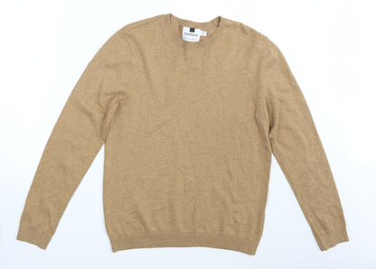 Womens UK Size S Topman Brown Pullover Jumper