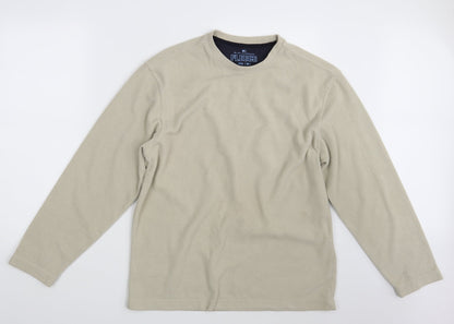 M&S Mens Beige   Pullover Jumper Size M