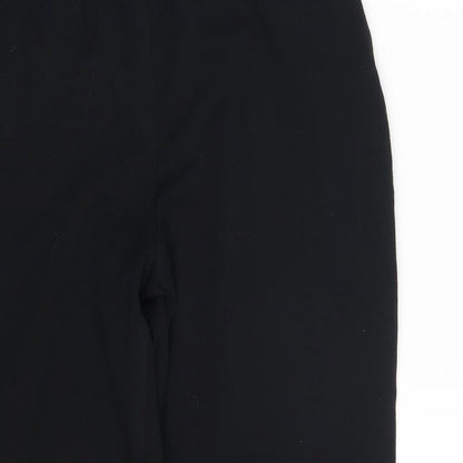 Womens UK Size 10 M&S Regular Fit  Black Trousers