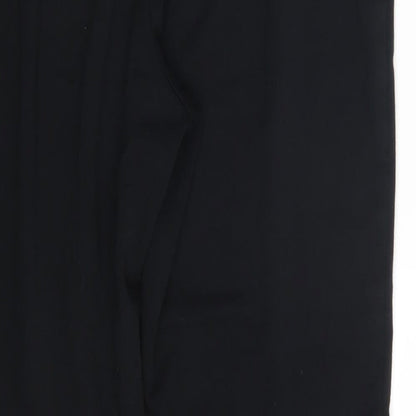 Womens UK Size 10 M&S Regular Fit  Black Trousers