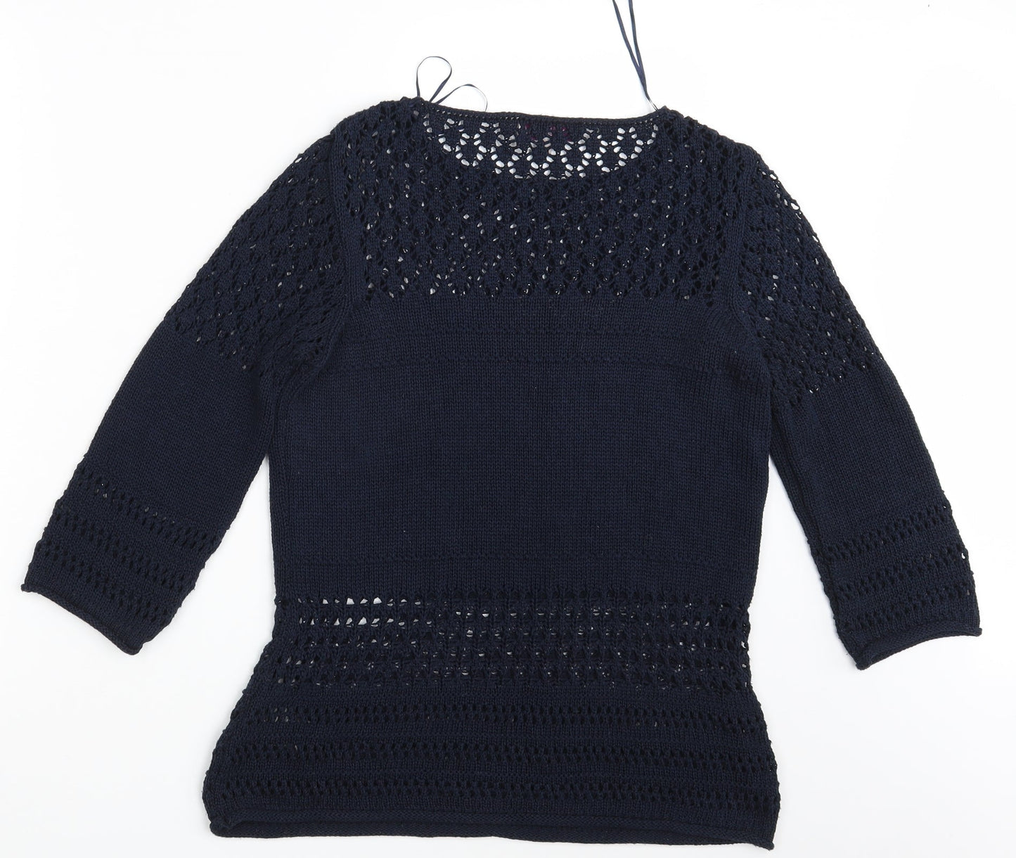 Womens UK Size 10 Amaryllis Blue Pullover Jumper