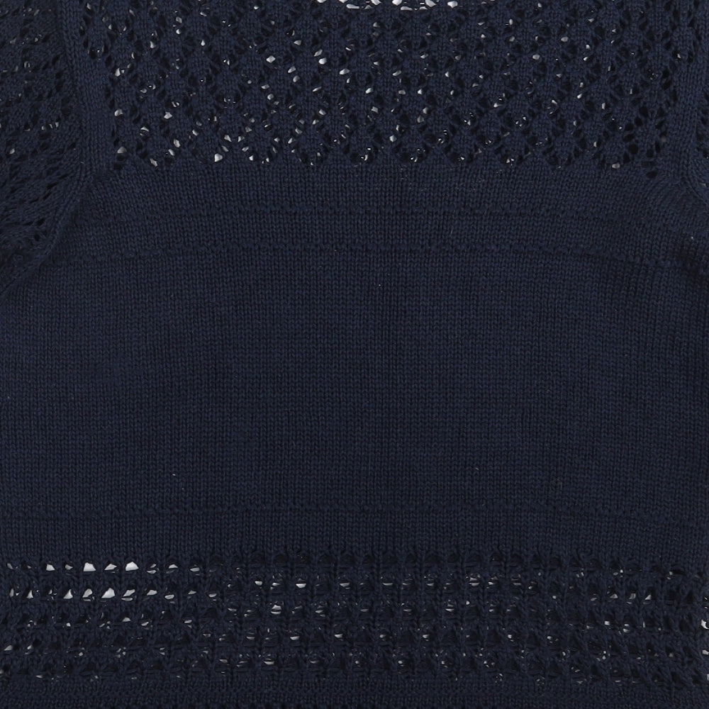 Womens UK Size 10 Amaryllis Blue Pullover Jumper