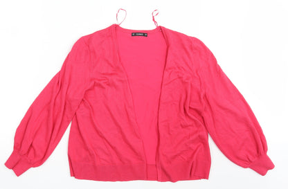 Womens UK Size L Dunnes Pink Cardigan Jumper