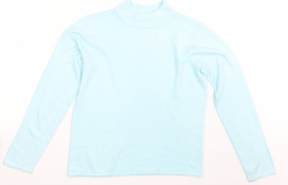Womens UK Size S BM Blue Pullover Jumper