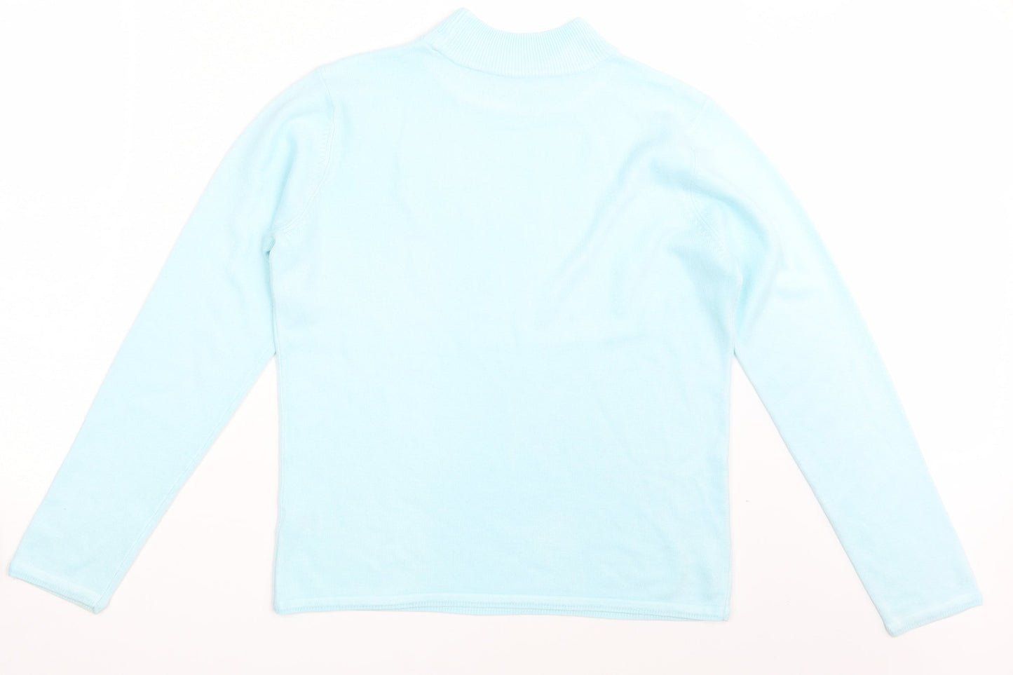 Womens UK Size S BM Blue Pullover Jumper