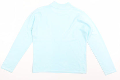 Womens UK Size S BM Blue Pullover Jumper