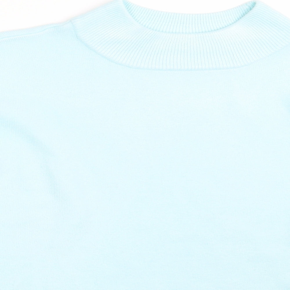 Womens UK Size S BM Blue Pullover Jumper