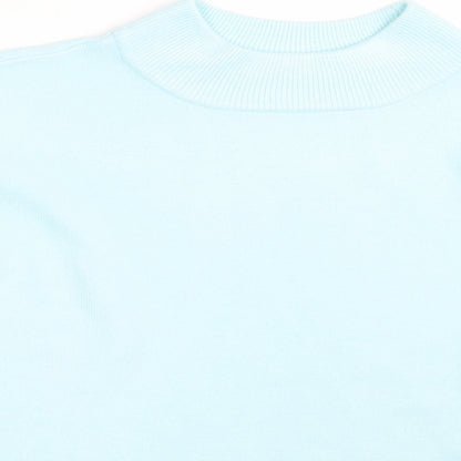 Womens UK Size S BM Blue Pullover Jumper