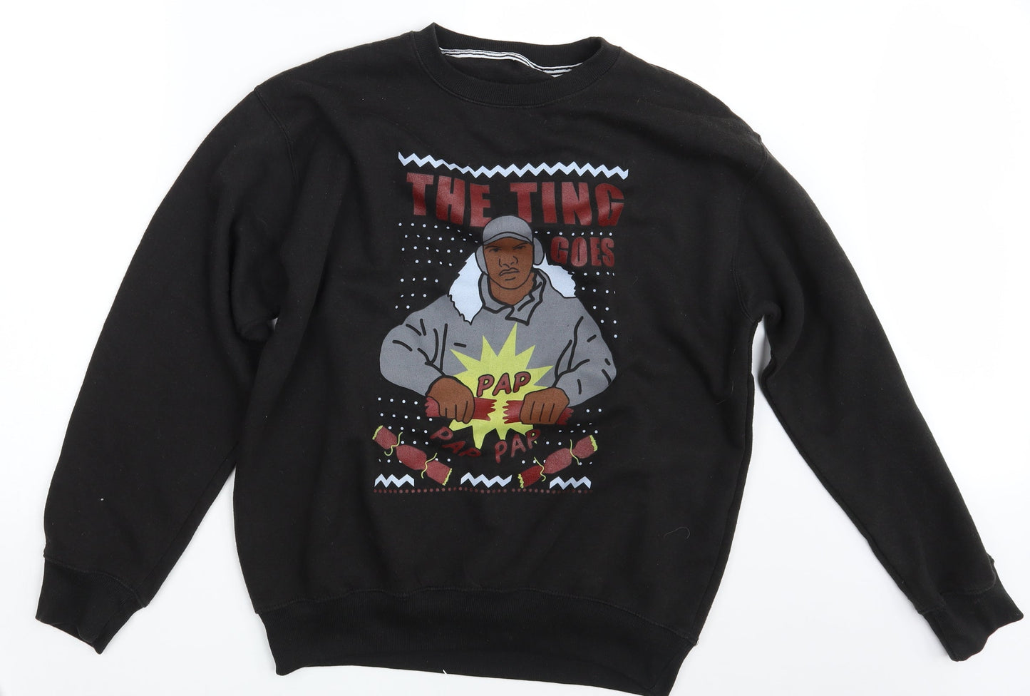 Preworn Mens Black   Pullover Jumper One Size