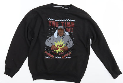 Preworn Mens Black   Pullover Jumper One Size