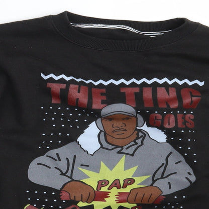 Preworn Mens Black   Pullover Jumper One Size