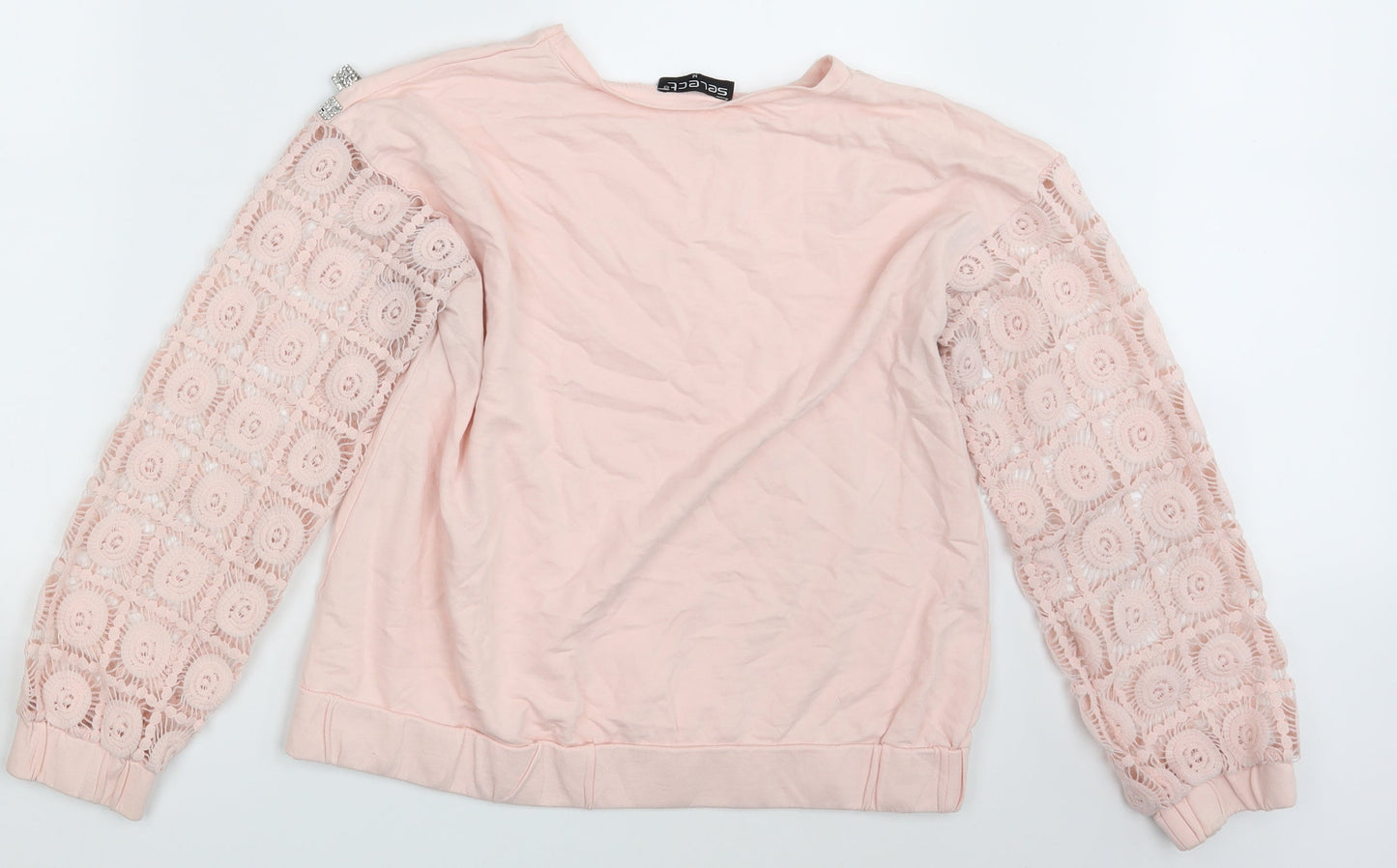 Womens UK Size M Select Pink Pullover Jumper